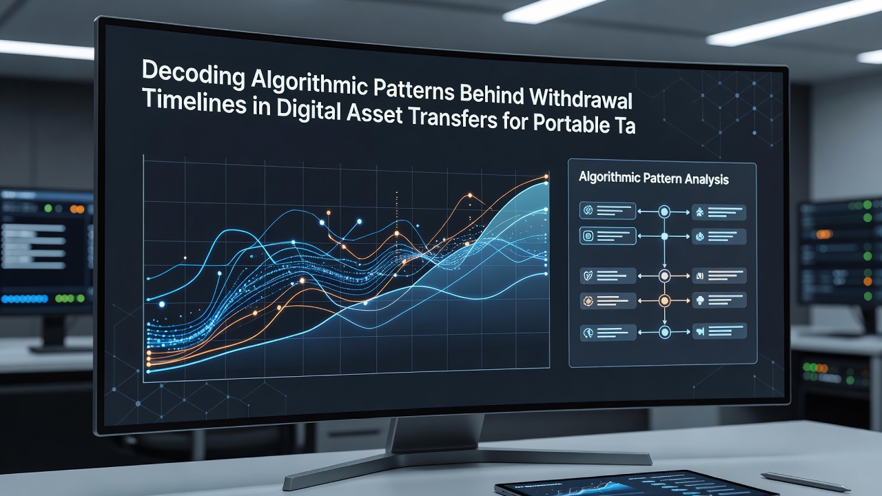 Chart showing algorithmic analysis of withdrawal confirmation times across different blockchain networks used in mobile gaming